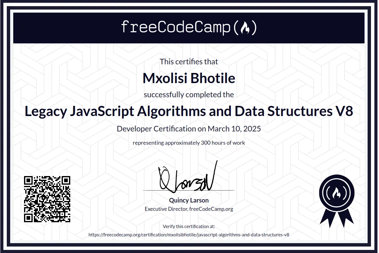 JavaScript Algorithms and Data Structures (Legacy)